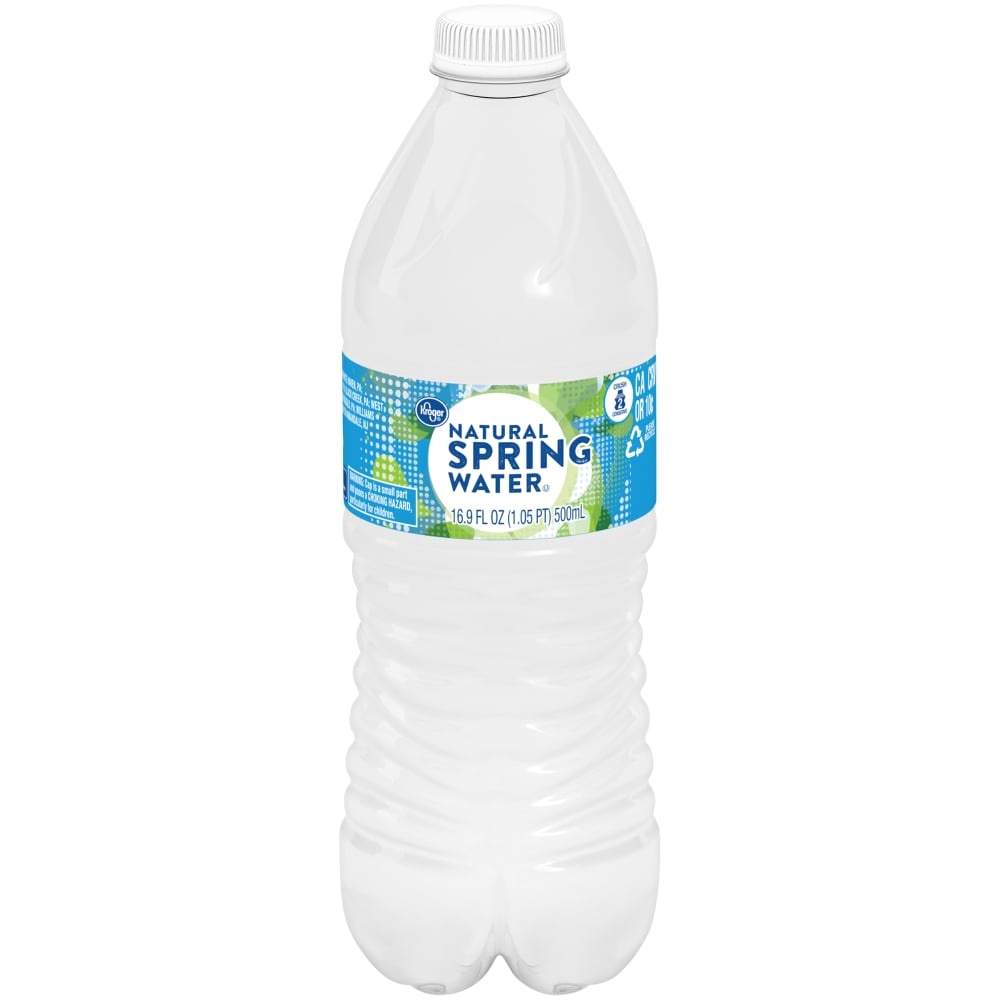 slide 1 of 1, Kroger Natural Spring Water, 16.9 fl oz