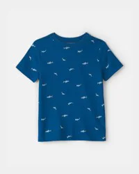 Carter's Boys Shark Tee - Navy Blue, XS