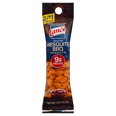 slide 1 of 1, Lance Fresh Mesquite BBQ Peanuts, 1.4 oz