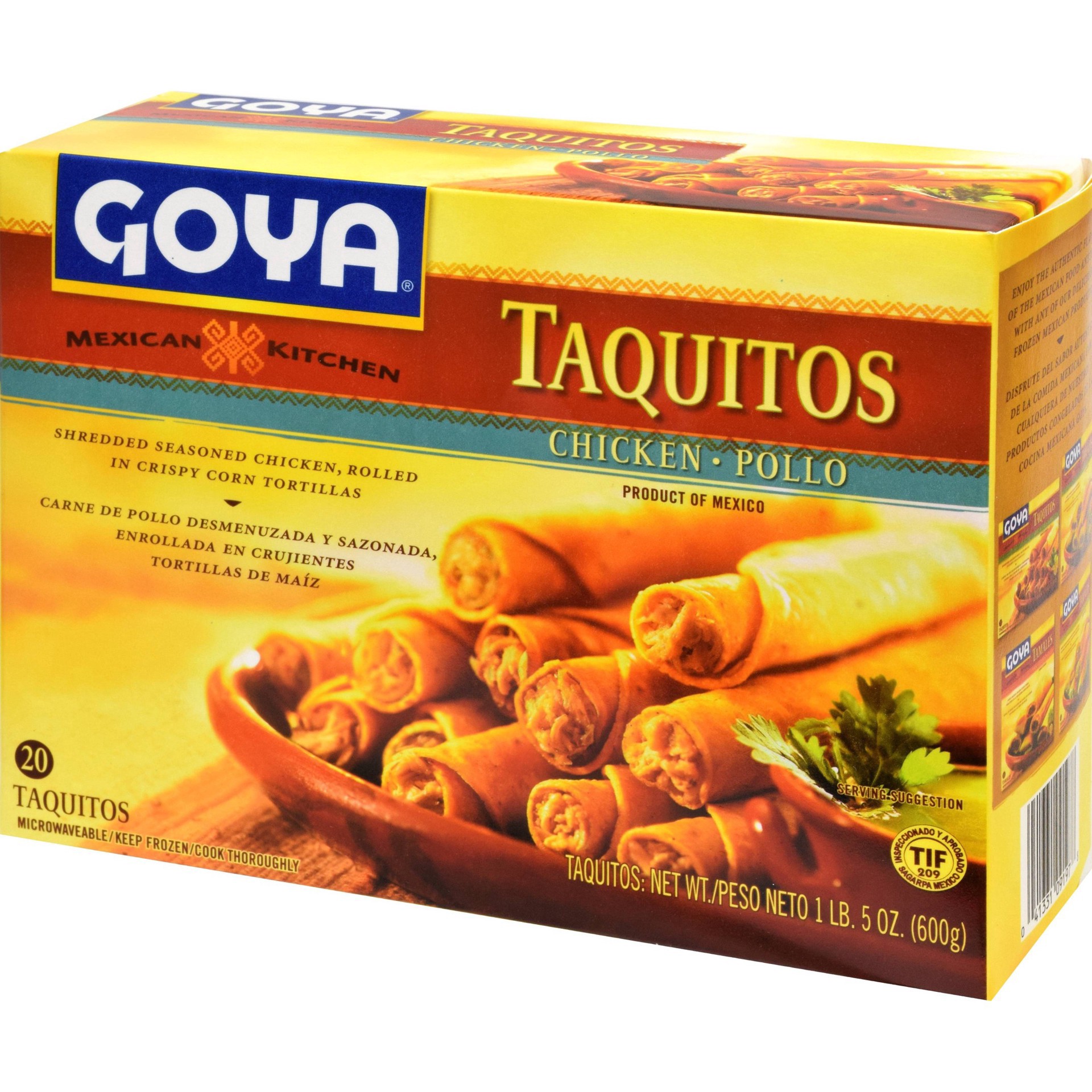 slide 11 of 33, Goya Chicken Frozen Taquitos - 21oz, 21 oz