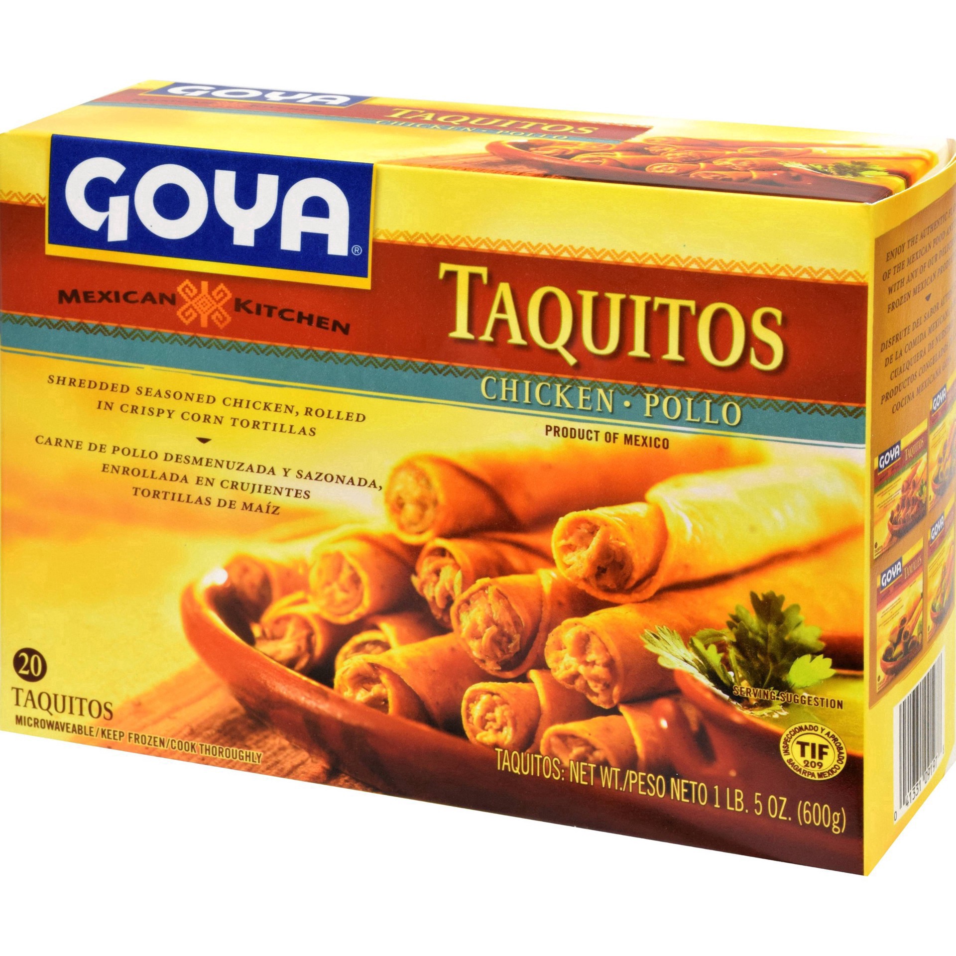 slide 10 of 33, Goya Chicken Frozen Taquitos - 21oz, 21 oz