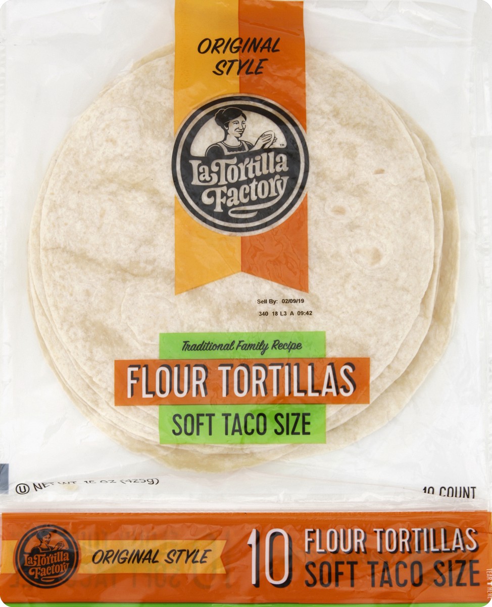 slide 2 of 5, La Tortilla Factory Tortillas 10 ea, 10 ct