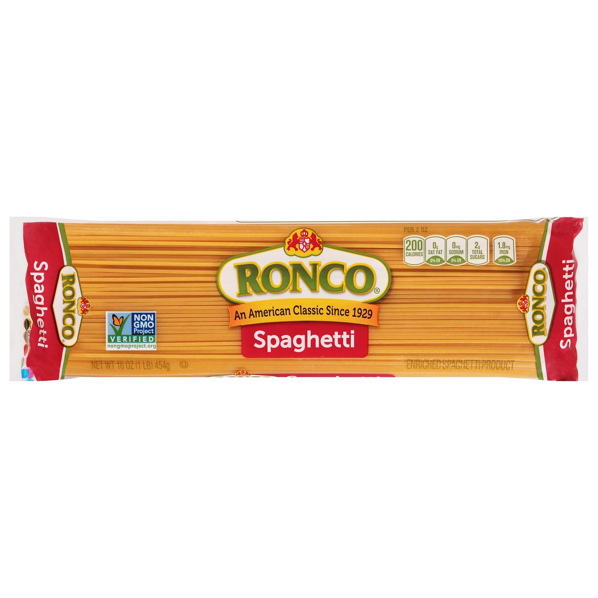 slide 2 of 14, Ronco Spaghetti, 16 oz