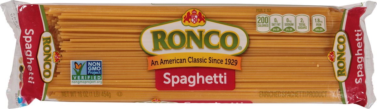 slide 9 of 14, Ronco Spaghetti, 16 oz