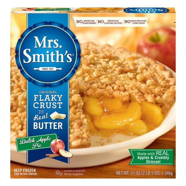 slide 1 of 8, Mrs. Smith's Pie, Pre Baked, Dutch Apple Crumb, 37 oz