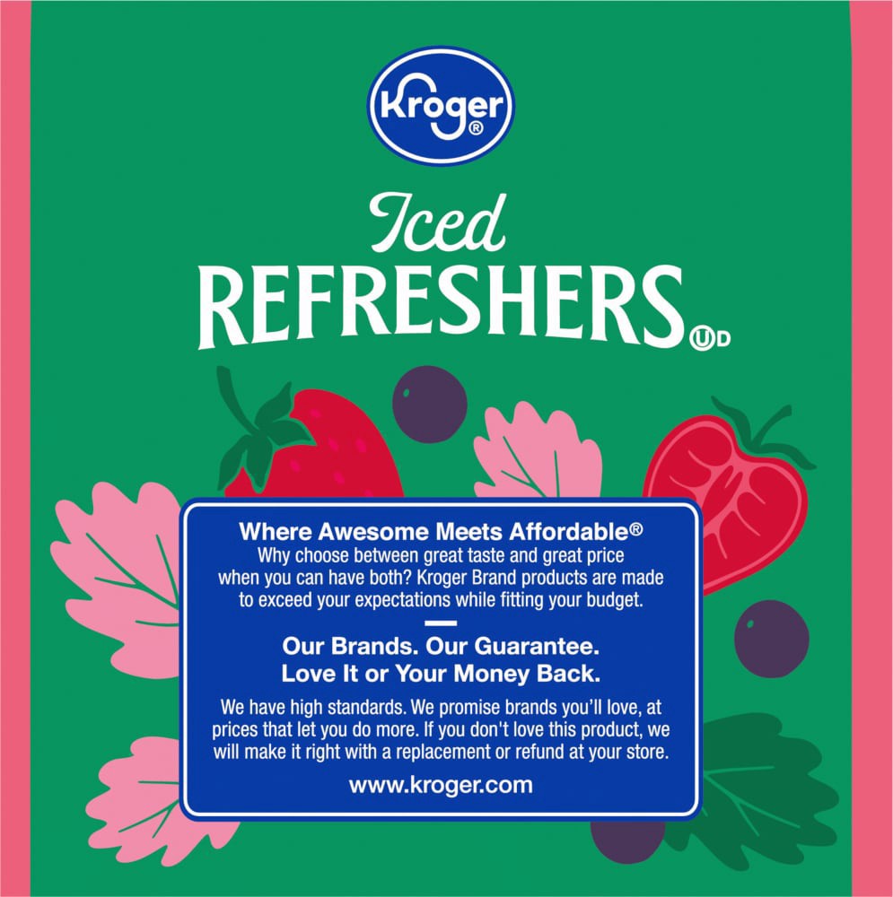 slide 2 of 4, Kroger Strawberry Acai Iced Refresher Pods, 12 ct