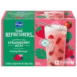 Kroger Strawberry Acai Iced Refresher Pods