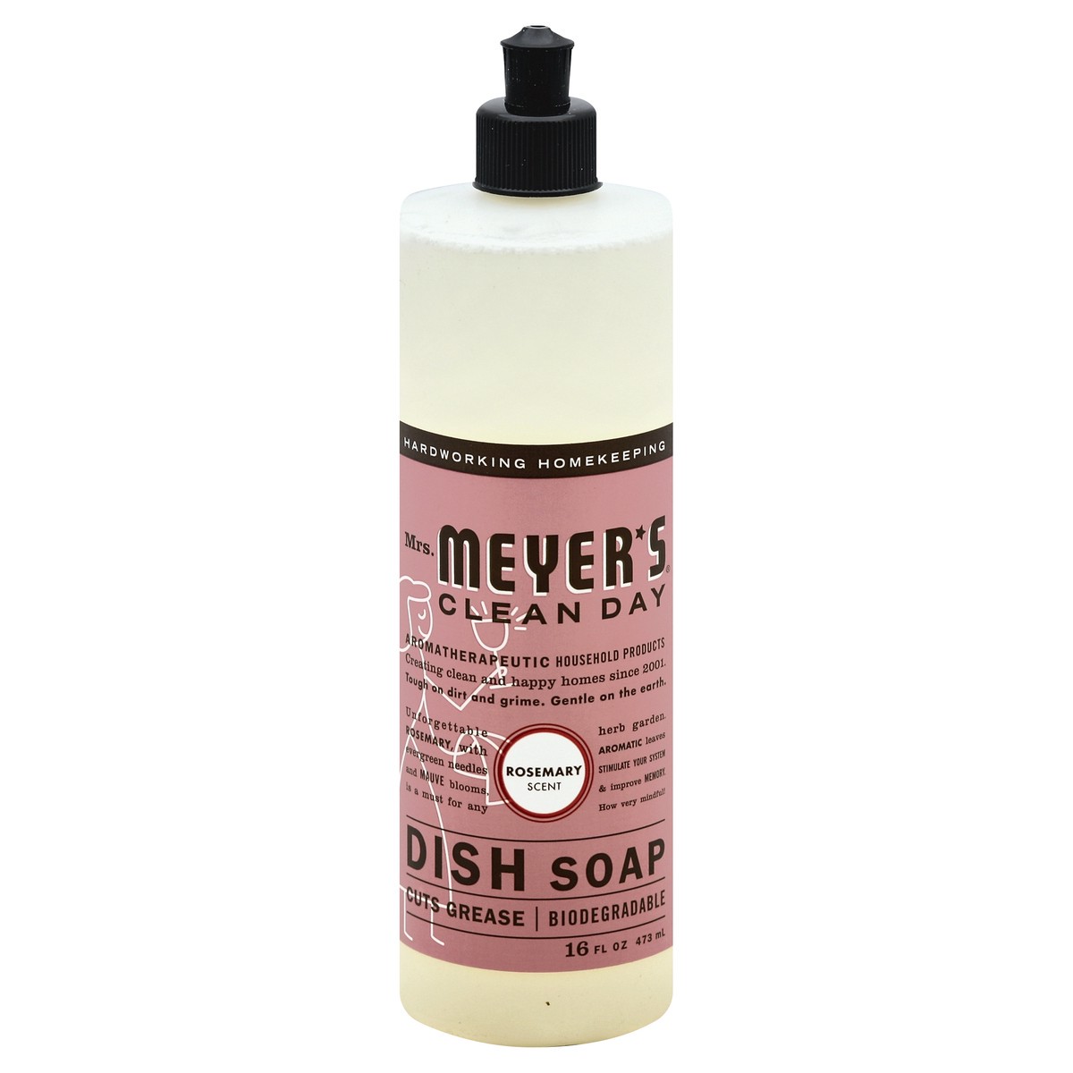 slide 3 of 3, Mrs. Meyer's Dish Soap 16 oz, 16 oz