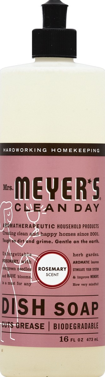 slide 1 of 3, Mrs. Meyer's Dish Soap 16 oz, 16 oz