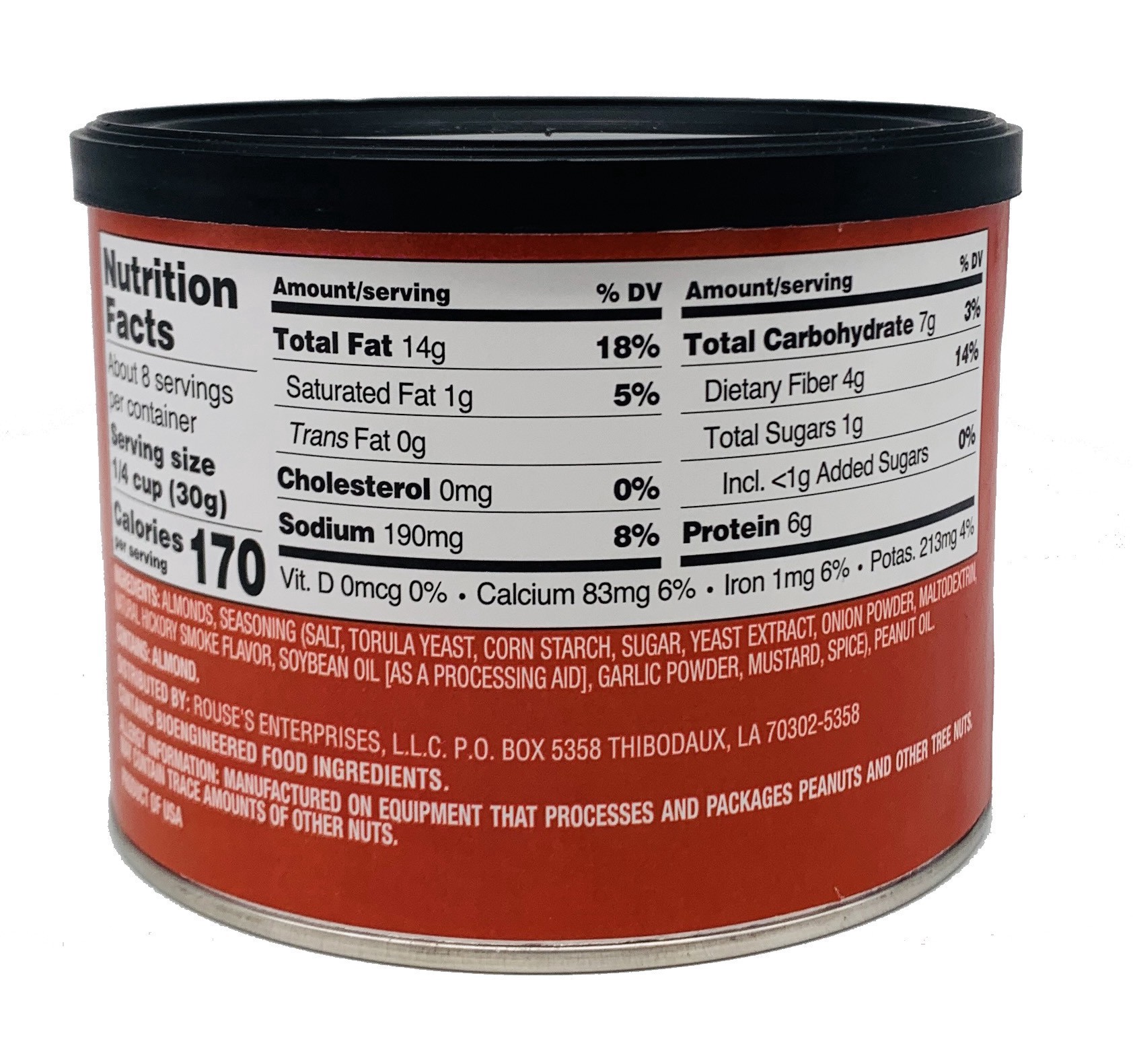 slide 2 of 2, Rous Smoked Almond, 8 oz