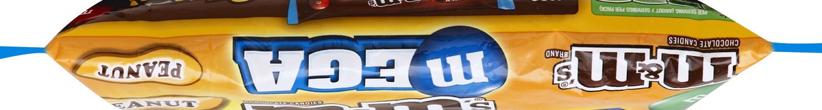 slide 2 of 5, M&M'S Peanut Chocolate Mega Size Candy Bag, 10.19 oz, 10.2 oz