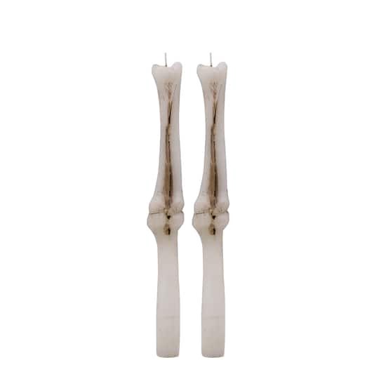 slide 1 of 3, 10" Bone Taper Candles, 2ct. By Ashland, 2 ct