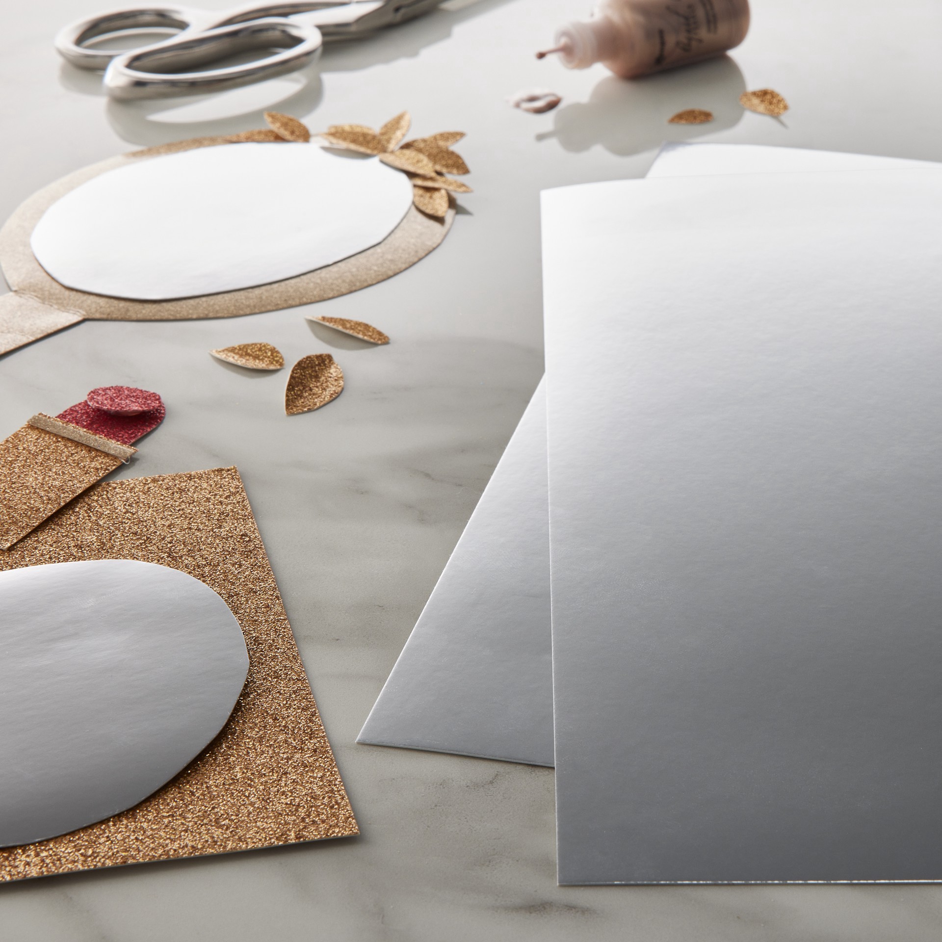 slide 2 of 2, Foil Mirror Paper By Recollections, 12" X 12", 12 in x 12 in