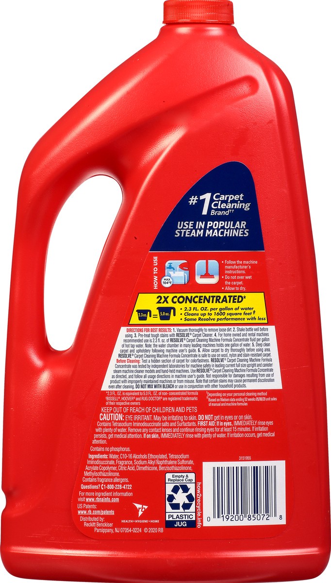 slide 8 of 12, Resolve Machine Formula Carpet Cleaning 60 oz, 60 oz