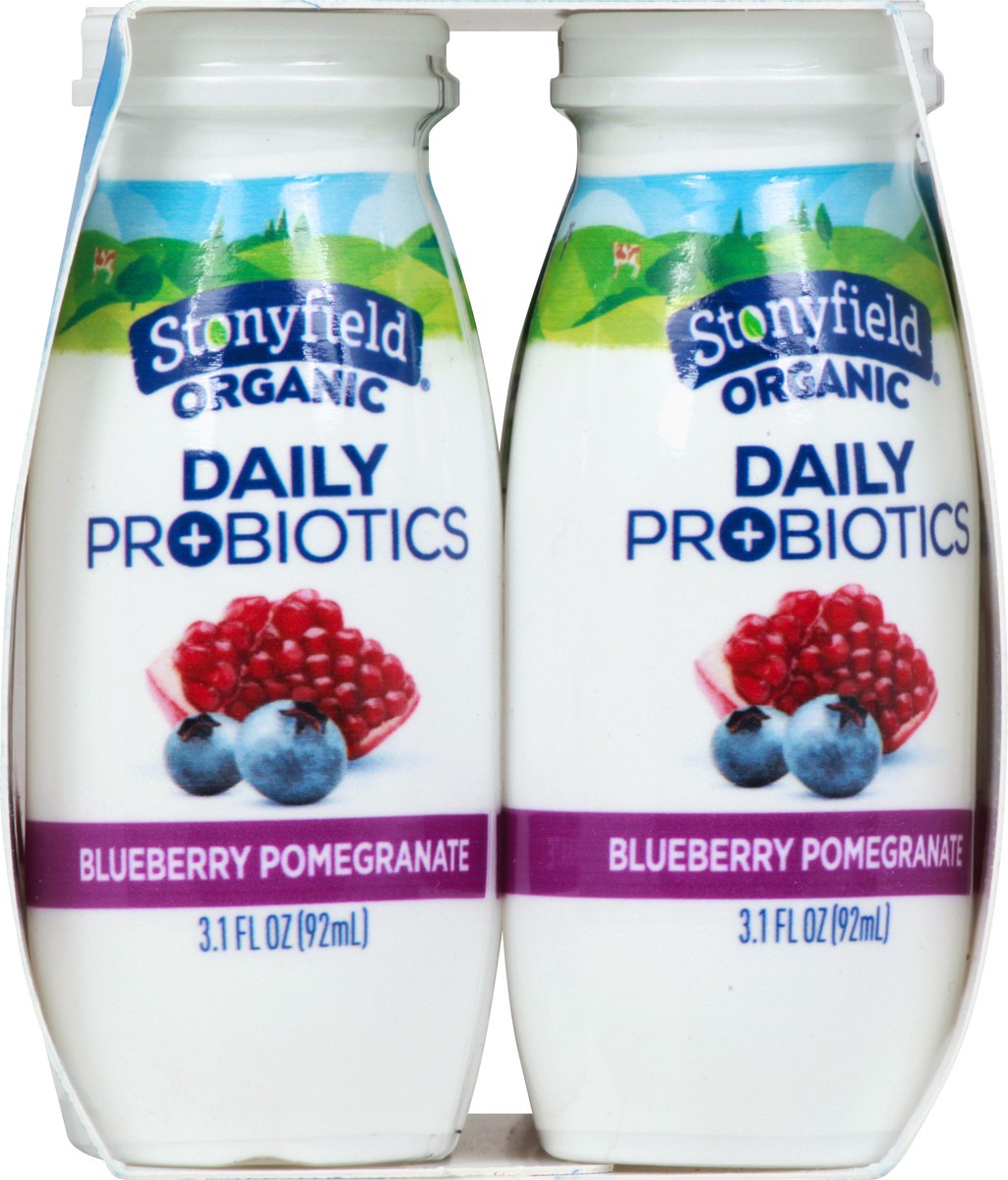 slide 7 of 10, Stonyfield Organic Daily Probiotics Blueberry Pomegranate Lowfat Yogurt, 6 ct