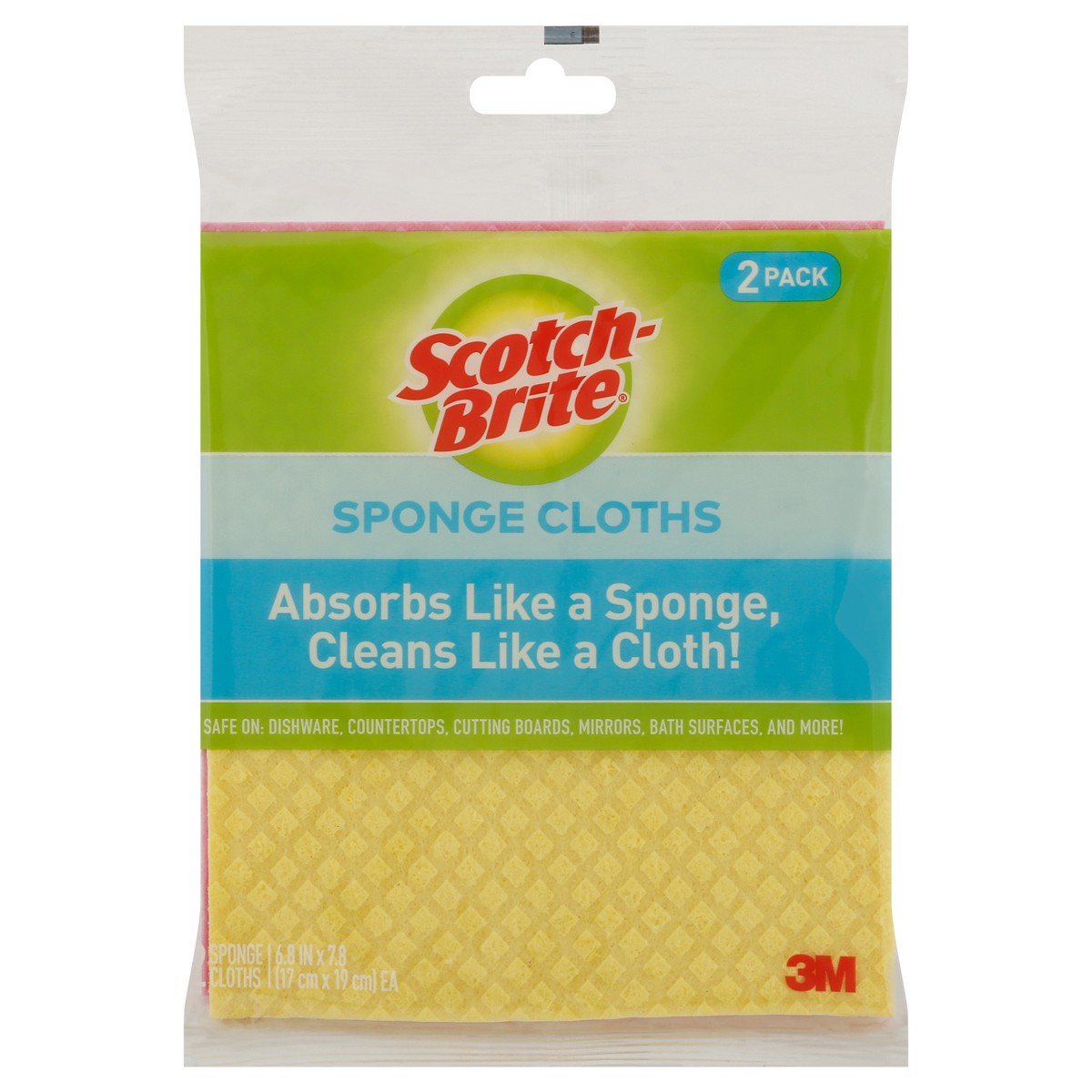 slide 1 of 9, Scotch-Brite Scotch Brite Sponge Cloths, 2 ct