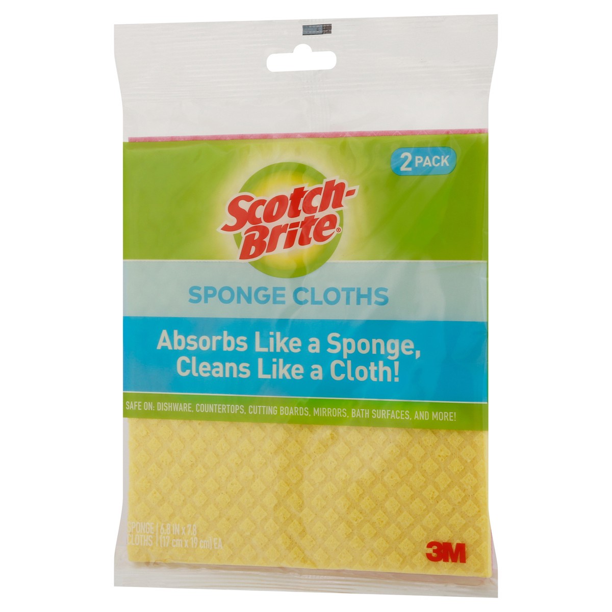 slide 3 of 9, Scotch-Brite Scotch Brite Sponge Cloths, 2 ct