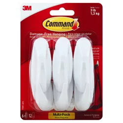 Command Medium Wall Hooks
