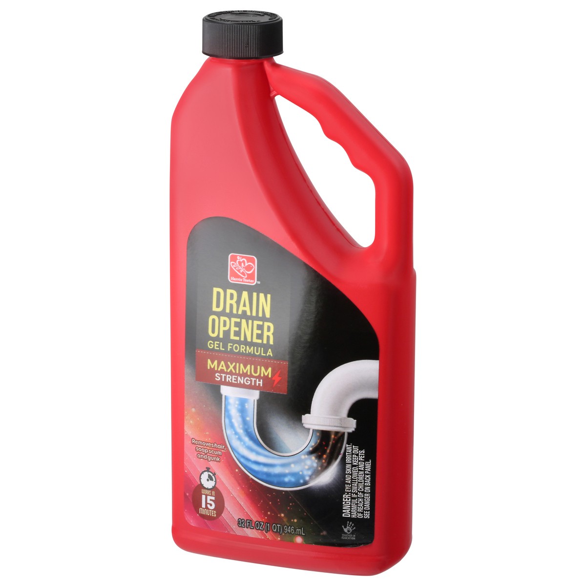 slide 3 of 9, Harris Teeter yourhome Drain Opener Gel, 32 fl oz