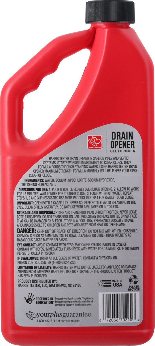 slide 5 of 9, Harris Teeter yourhome Drain Opener Gel, 32 fl oz