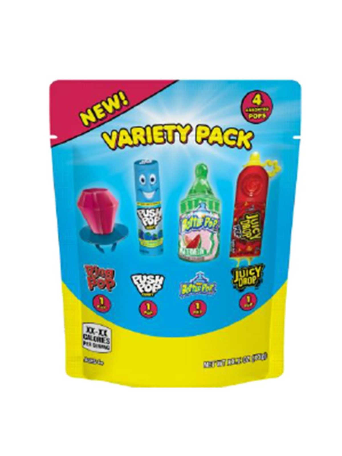 slide 1 of 1, Bazooka Multibrand 4ct Pouch 2.8oz, 4 ct; 2.8 oz