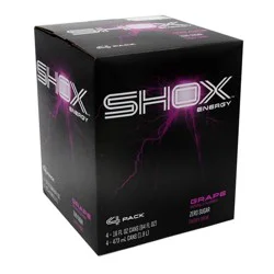 Hy-Vee Shox Grape 4/16 Oz