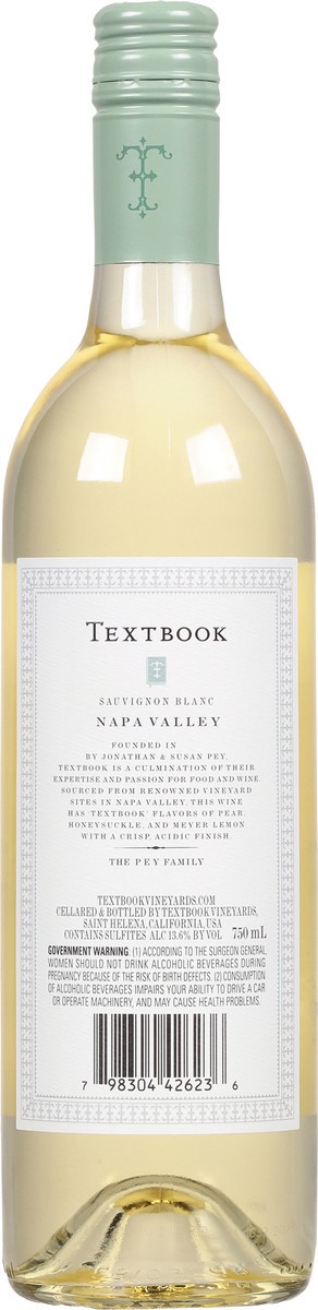 slide 5 of 9, Textbook Sauvignon Blanc, 750 ml