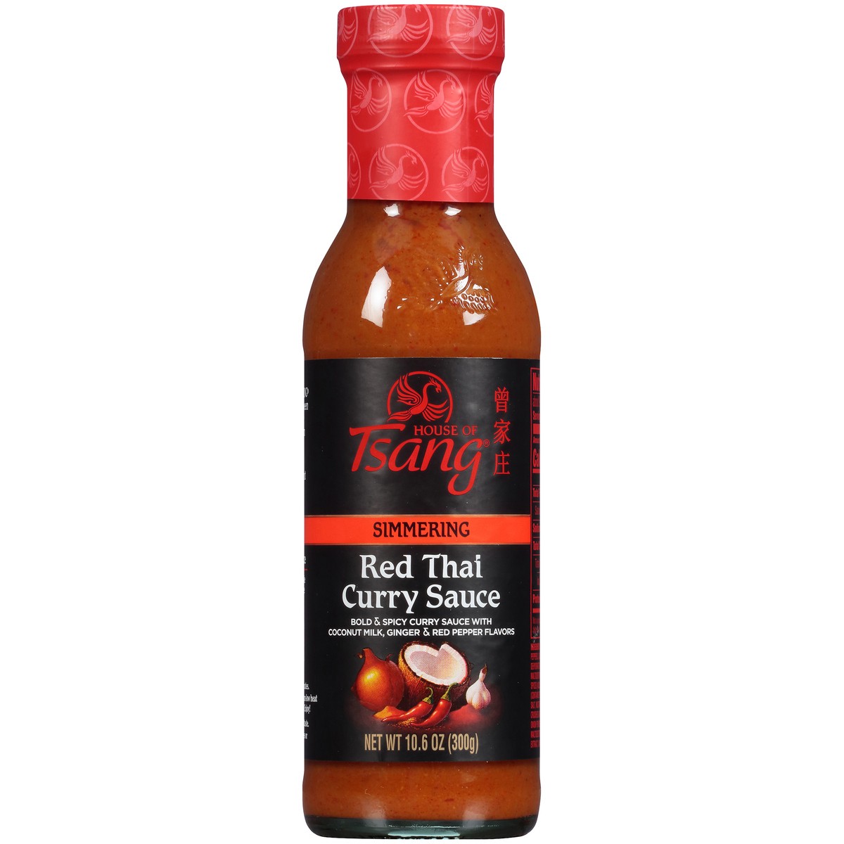 slide 6 of 7, House of Tsang Red Thai Curry Simmering Sauce 10.6 oz. Bottle, 10.6 oz