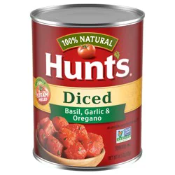 Hunt''s Diced Tomatoes with Basil Garlic and Oregano