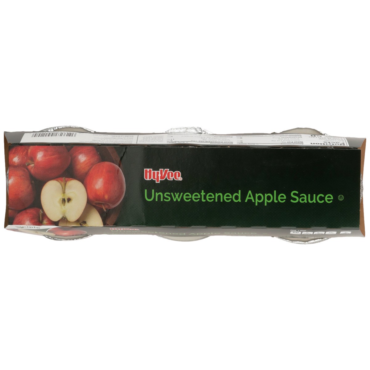 slide 4 of 8, Hy-vee Unsweetened Apple Sauce, 4 oz
