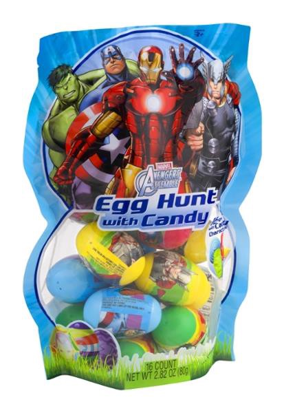 slide 1 of 1, Frankford Marvel Universe Plastic Egg Bag, 16 ct