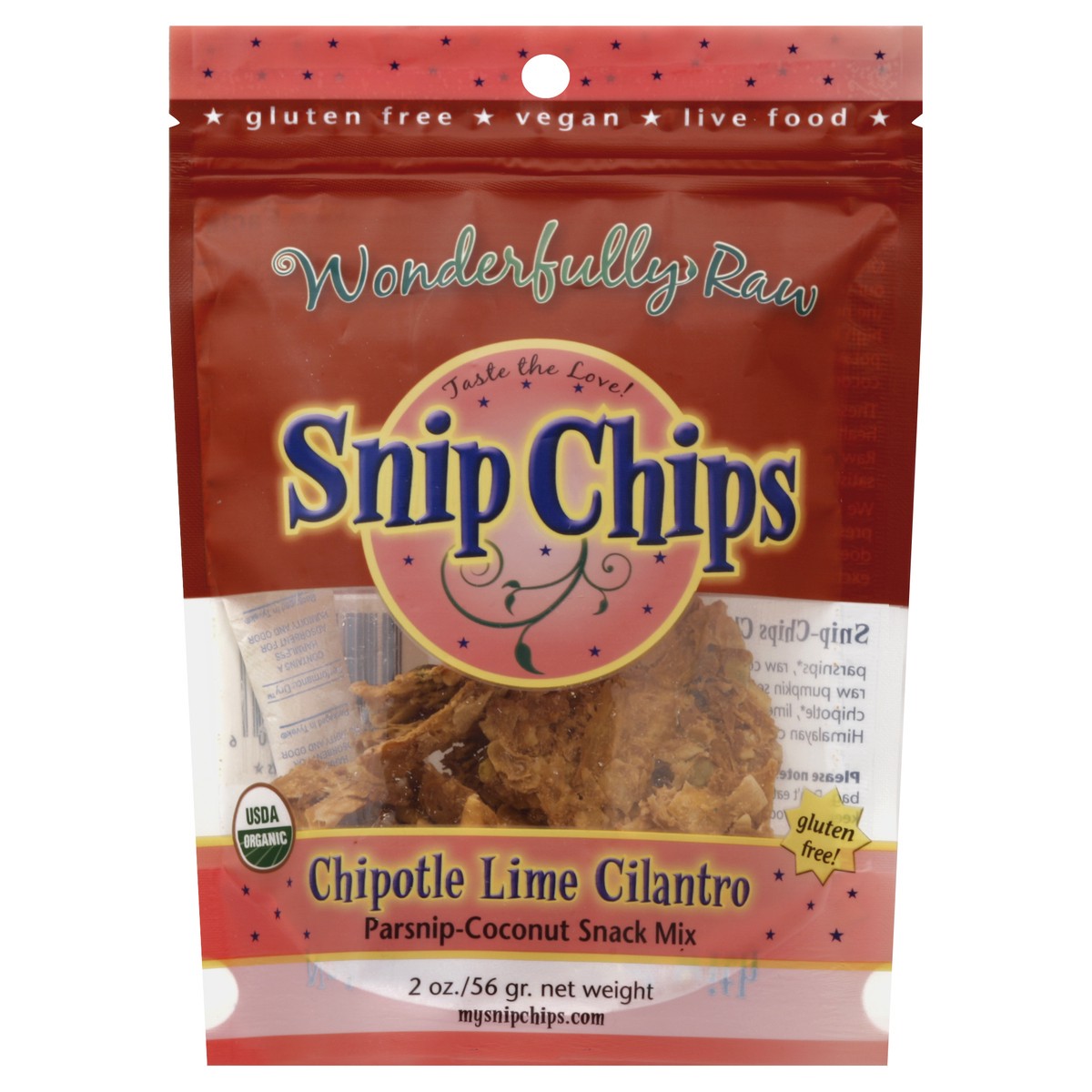 slide 2 of 4, Snip Chips Snack Mix 2 oz, 2 oz