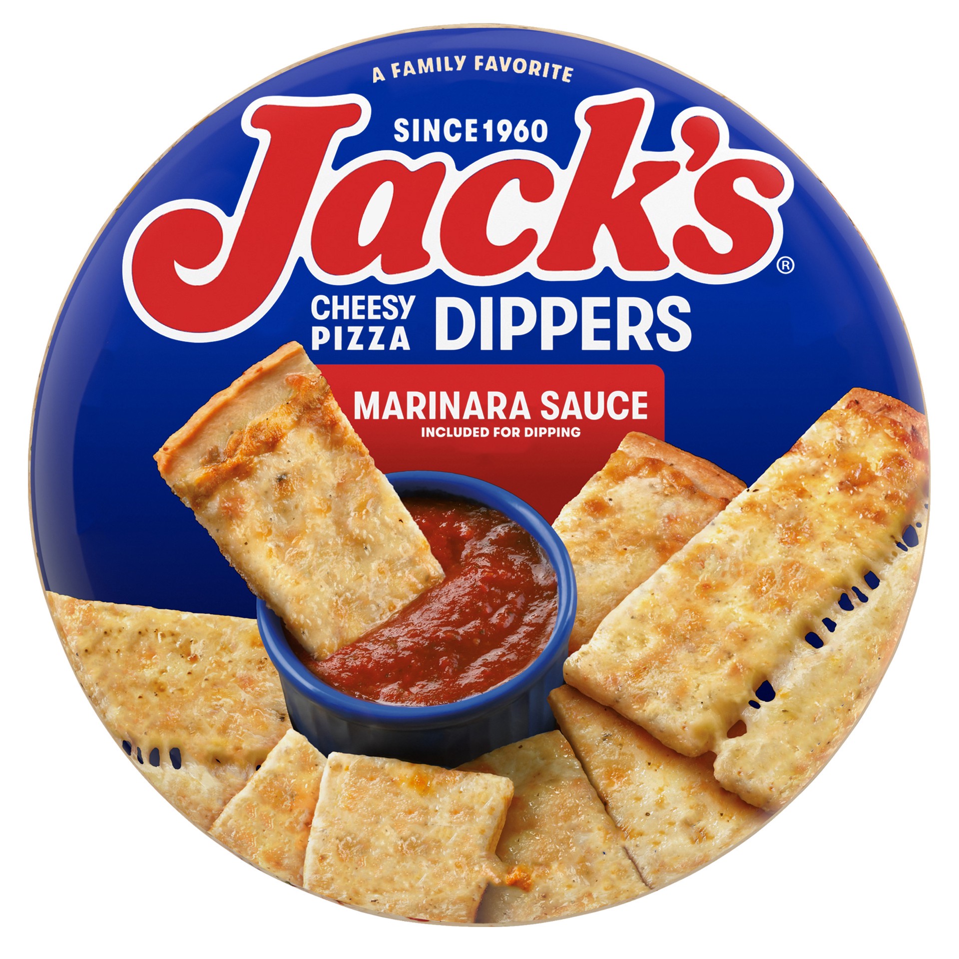 slide 1 of 7, Jack's Cheesy Pizza Dippers Frozen Meal, 17.9 oz