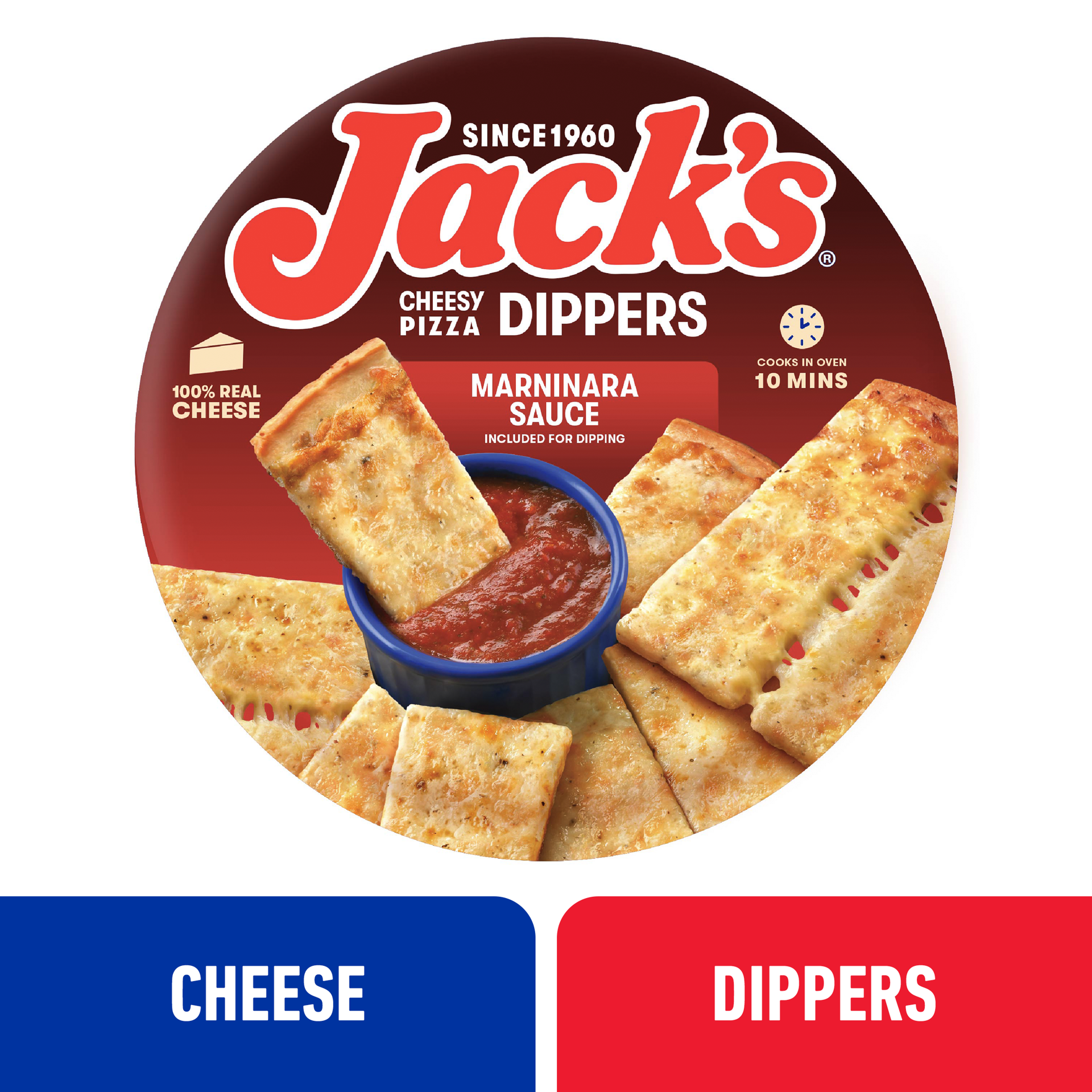 slide 1 of 7, Jack's Jack''s Cheesy Pizza Dippers, Pizza Sticks, Cheese Bread, 17.9oz, 17.9 oz