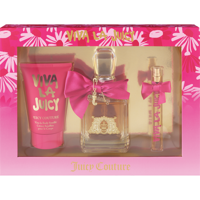 slide 1 of 1, JUICY COUTURE Viva La Juicy W 3Pc Set: 3.4 Oz Edp+4.2 Oz Bs+10 Ml Mini Edp, 1 ct