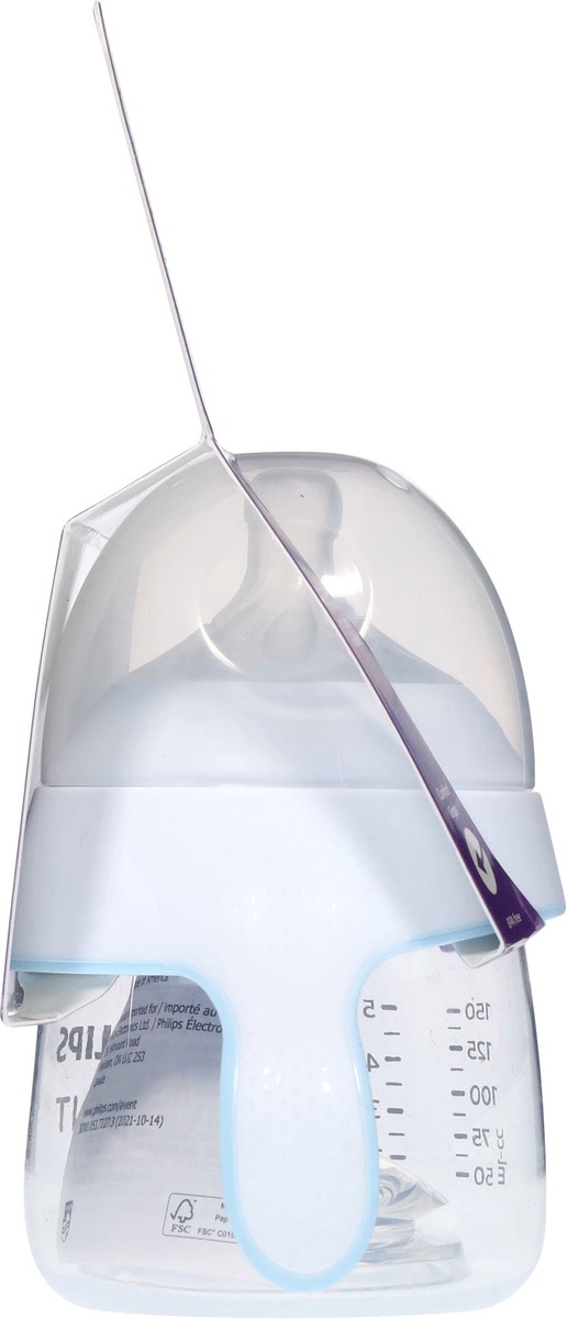 slide 6 of 11, Philips Avent Natural Trainer Sippy Cup with Fast Flow Nipple and Soft Spout, Clear, 5oz, 1pk, SCF263/01, 5 fl oz