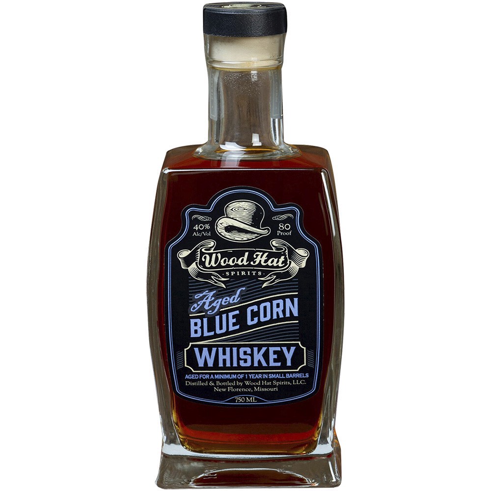 slide 1 of 1, Wood Hat Red White Blue Corn Whsky, 750 ml