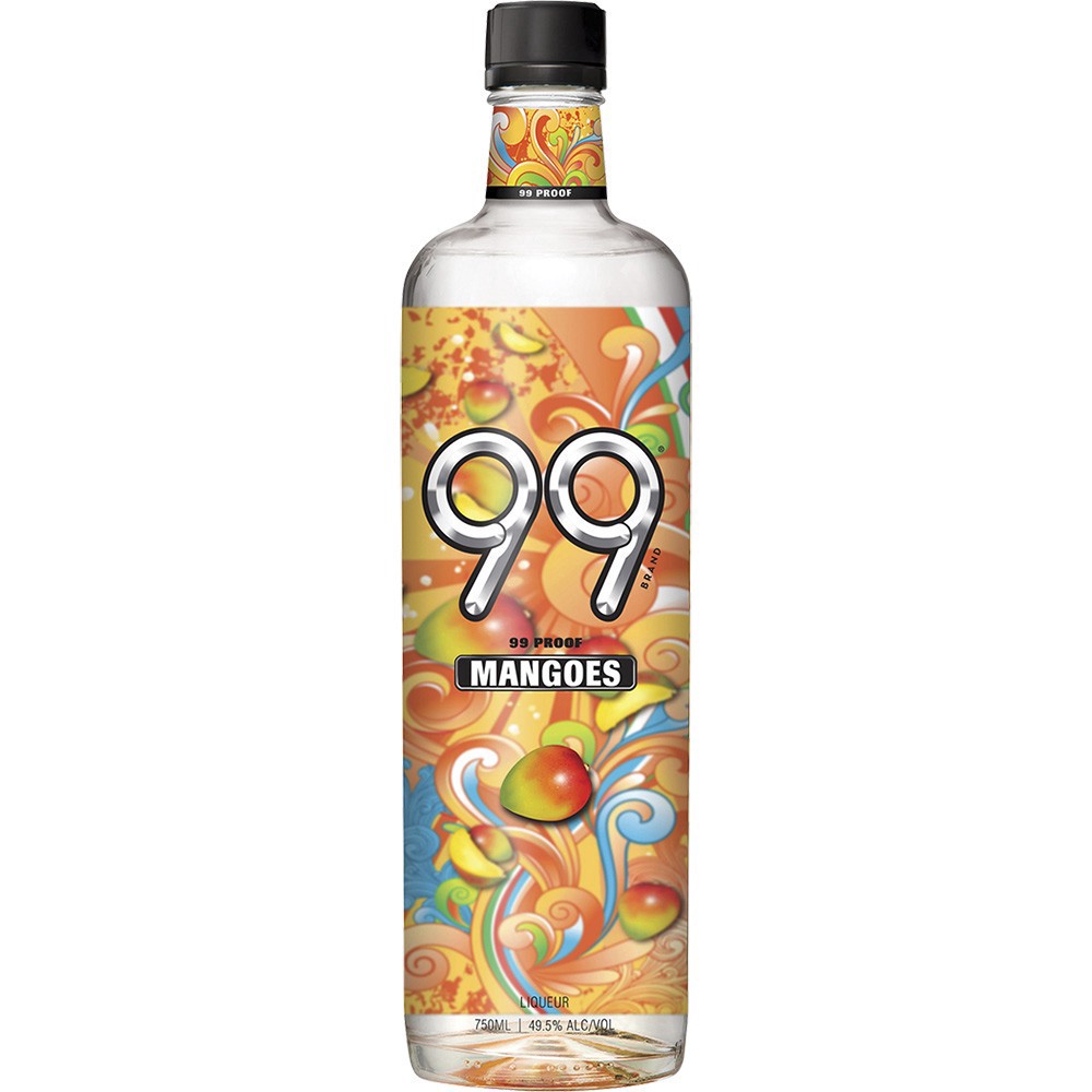 slide 1 of 1, 99 Brand 99 Mangoes Liqueur 750ml 99 Proof, 750 ml