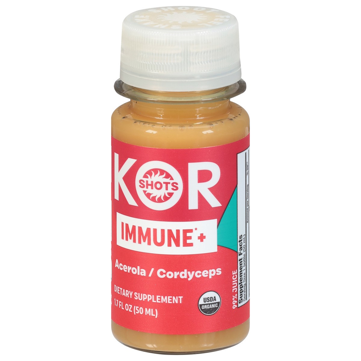 slide 3 of 9, Kor Shots Immune + Acerola/Cordyceps 1.7 fl oz, 1.7 fl oz