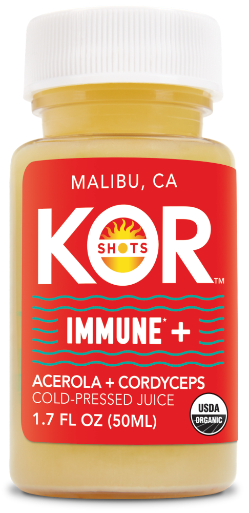 slide 1 of 1, Kor Shots Immune Acerola Cordyceps Coldpressed Juice Shot, 1.7 fl oz