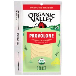 Organic Valley Organic Provolone Cheese Slices, 6 oz