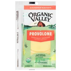 Organic Valley Provolone Cheese Slices 8 Each