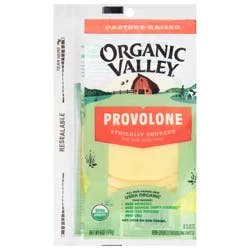 Organic Valley Provolone Cheese Slices 8 Each