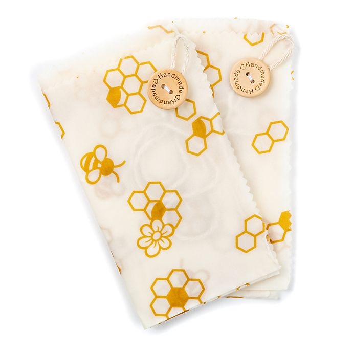 slide 1 of 4, Core Kitchen Beeswax Sandwich Wraps, 2 ct