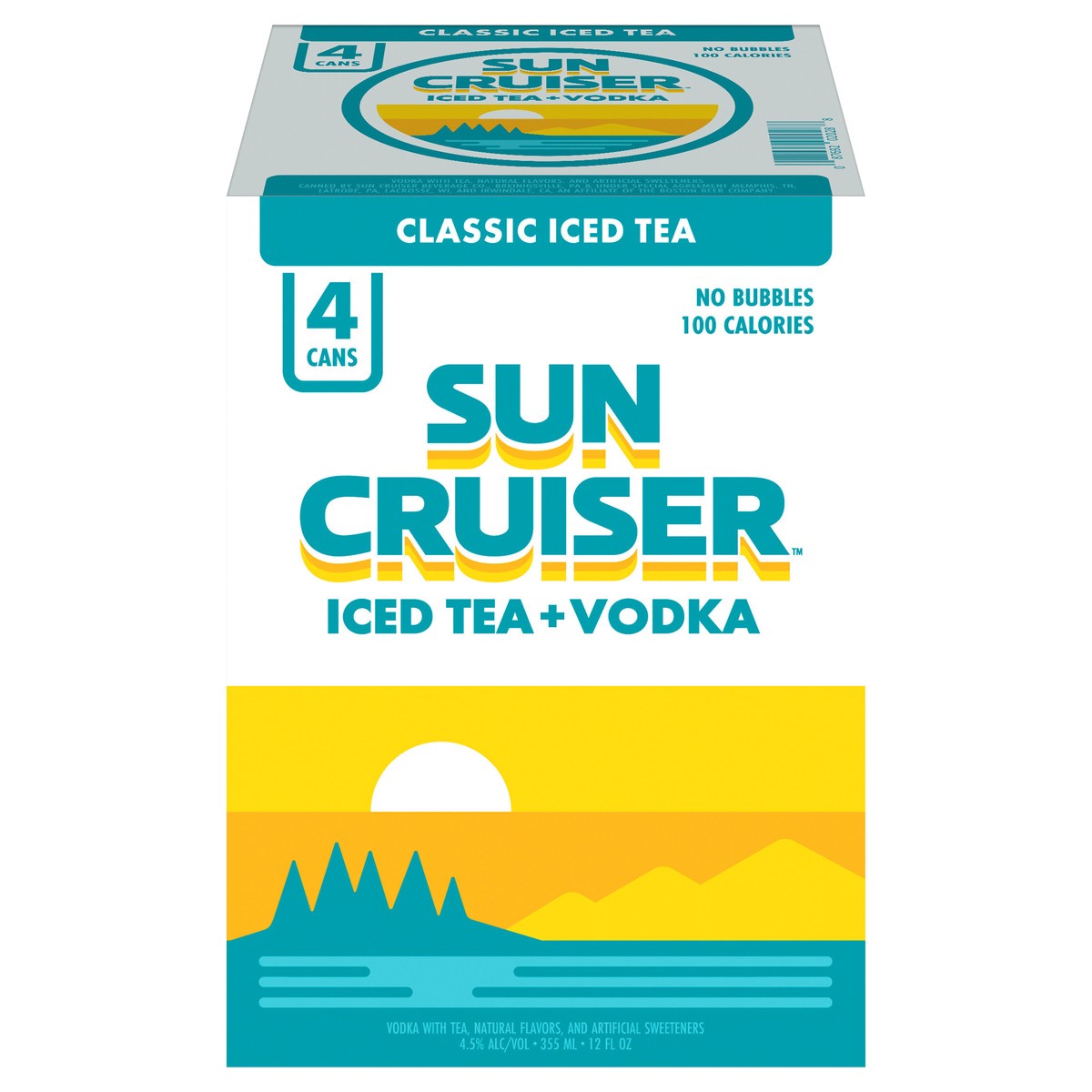 slide 1 of 13, Sun Cruiser Vodka Iced Tea, Classic Iced Tea, 4 pk 12 fl oz Cans, 4 ct; 12 oz