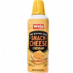 Weis Quality Cheddar Aerosal Cheese Topper