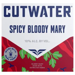 Cutwater Spirits Spirits Spicy Bloody Mary, 4 Pack 12 fl. oz. Cans