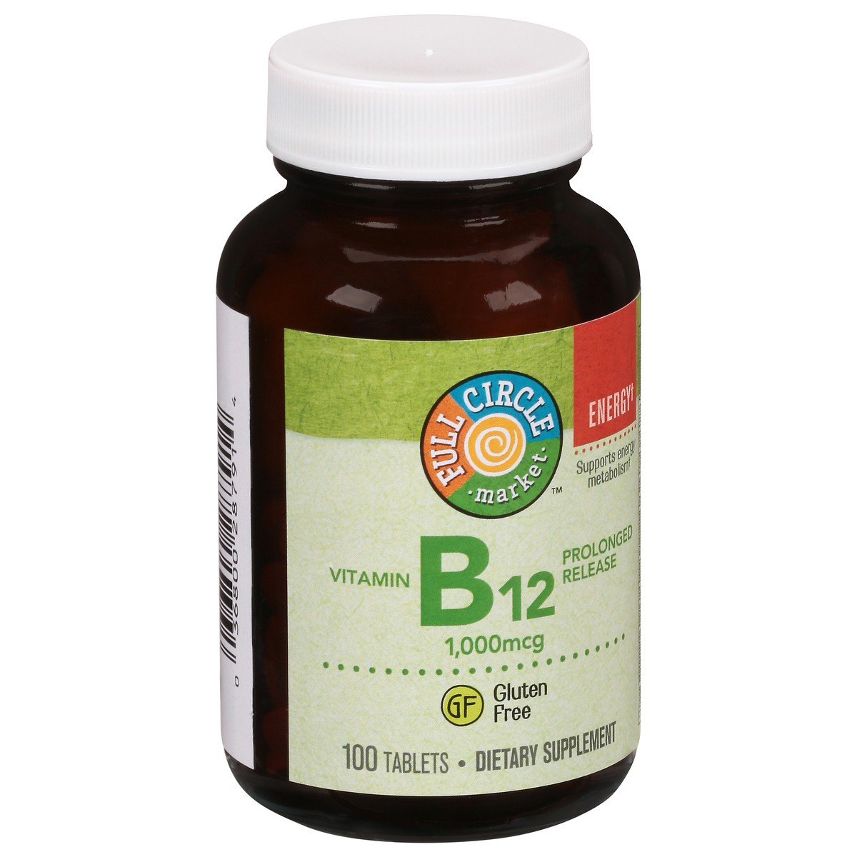 slide 4 of 9, Full Circle Market Vitamin B12, 100 ct; 1000 mcg