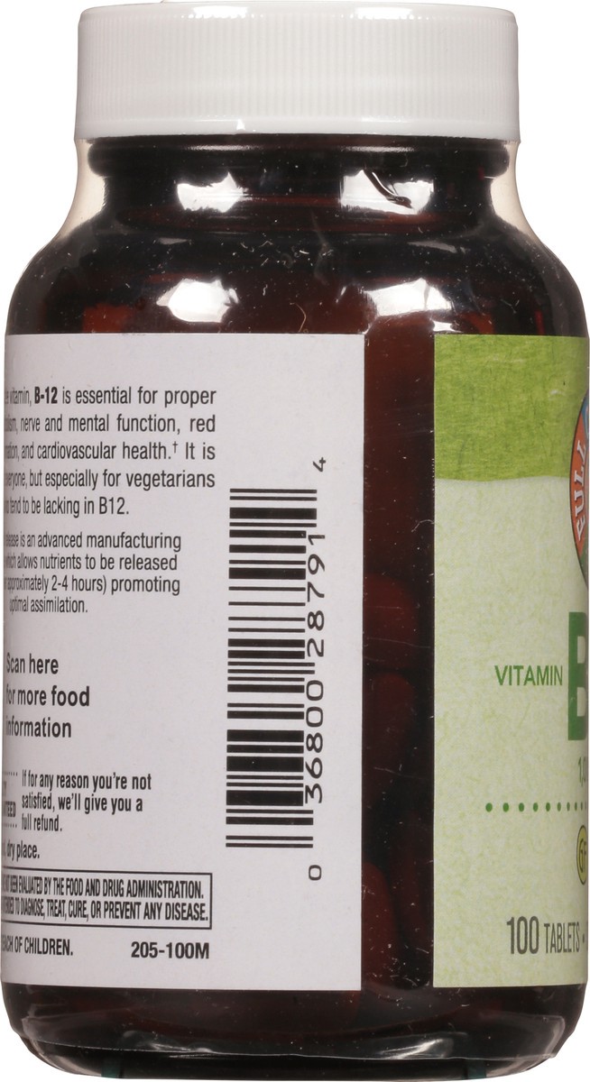 slide 5 of 9, Full Circle Market Vitamin B12, 100 ct; 1000 mcg