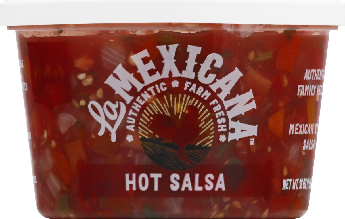 slide 10 of 11, La Mexicana Hot Salsa 16oz, 16 oz